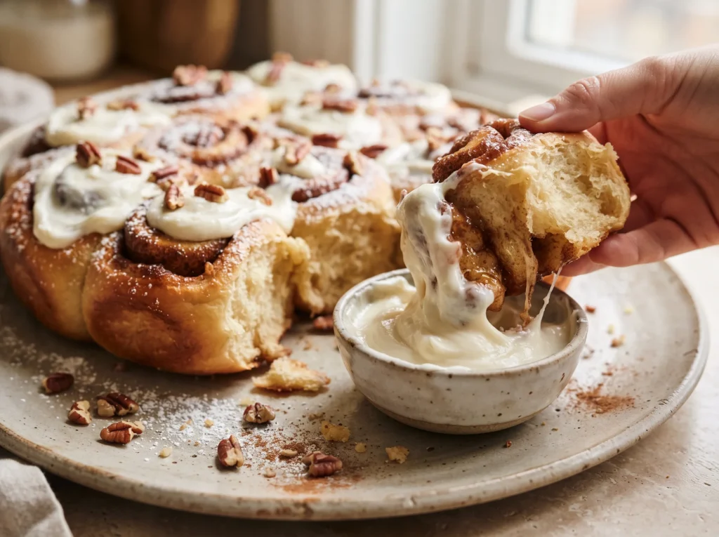 cinnamon-roll-sliders-with-cream-cheese-icing