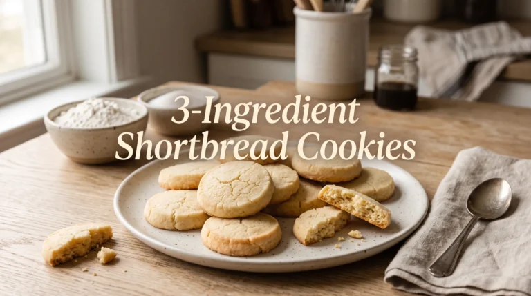 3-ingredient-shortbread-cookies