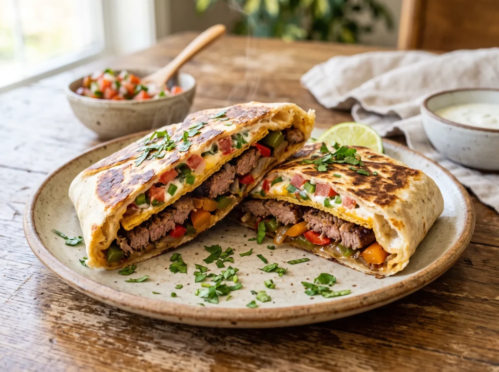 ultimate-steak-fajita-crunchwrap-serving