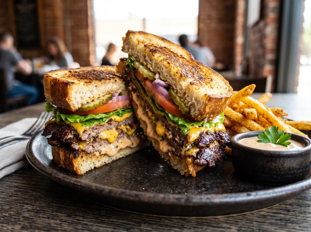 Texas Toast Smash Burger 3 texas-toast-smash-burger-serving