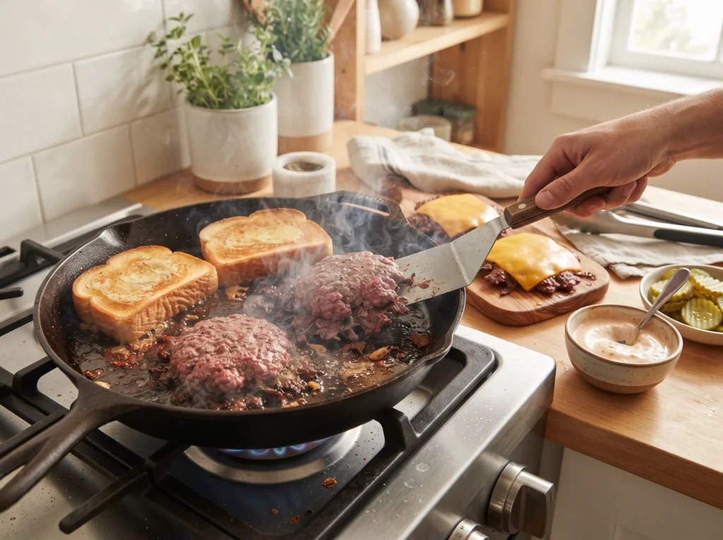 Texas Toast Smash Burger 2 how-to-make-texas-toast-smash-burger
